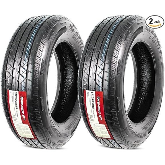eCustomrim 2-Pack ST205/75R15 Heavy Duty Trailer Tire