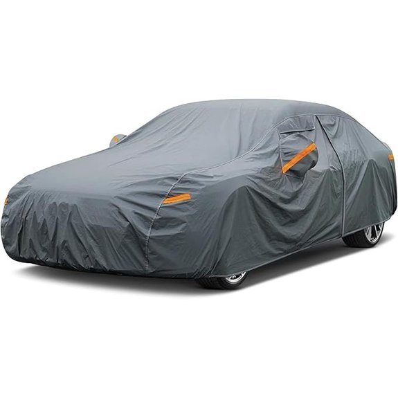 GUNHYI Waterproof Heavy Duty Car Cover for Sedans
