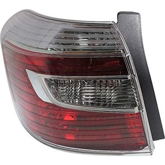 Evan-Fischer Tail Light Lens for 2008-2010 Highlander Driver Side