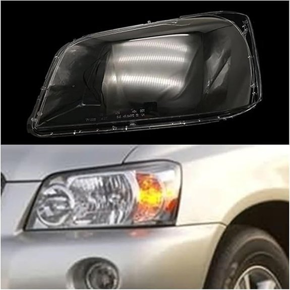 Mcsstore Toyota Highlander Headlight Lens Cover with Sealant