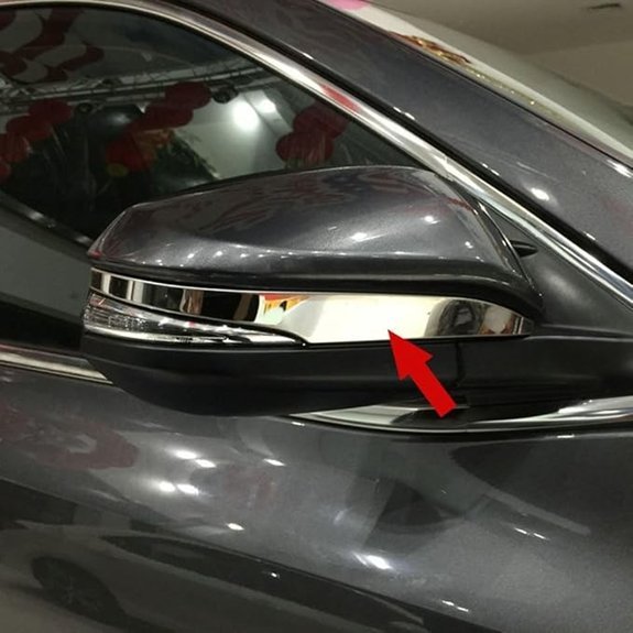 Toyota Highlander Rear View Mirror Side Molding Trims