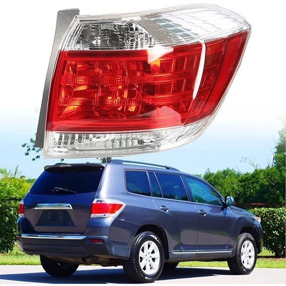 Munirater Right Tail Light for Highlander 2011-2013