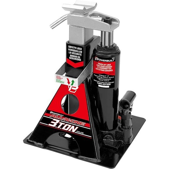 POWERBUILT 3 Ton Hydraulic Bottle Jack and Jackstand