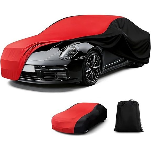 Indoor Stretch Satin Car Cover for Sedans