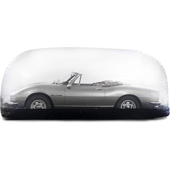 IN THE GARAGE Inflatable Car Shield Bubble Storage