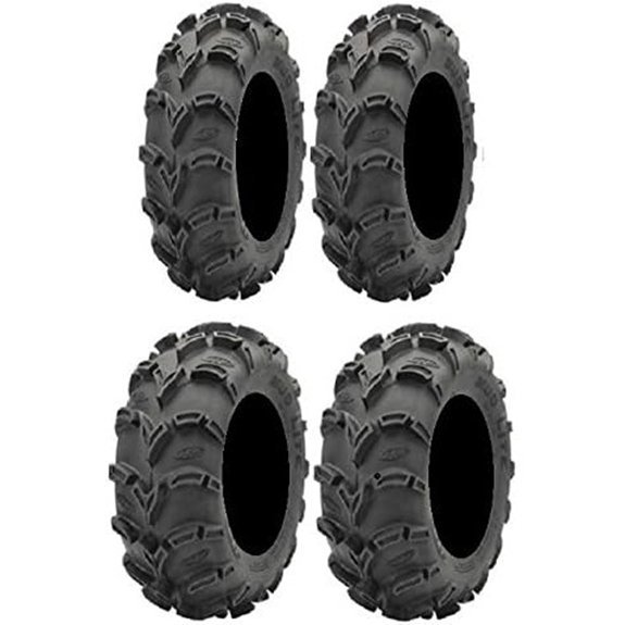 Full set of ITP Mud Lite XL 26x9-12 and 26x10-12 ATV Tires (4)