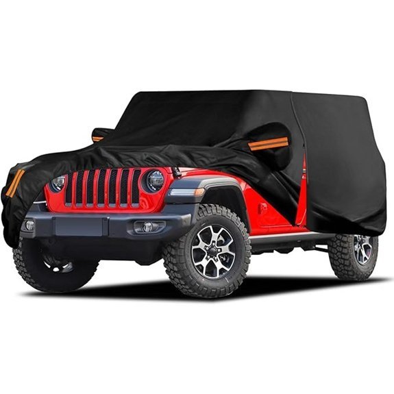 Waterproof Car Cover for Jeep Wrangler 4 Door