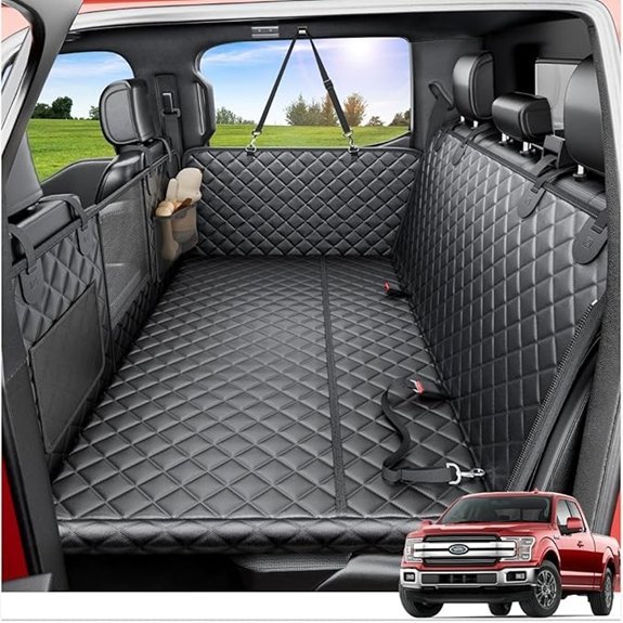 REEVAA Dog Truck Seat Cover for Large Dogs