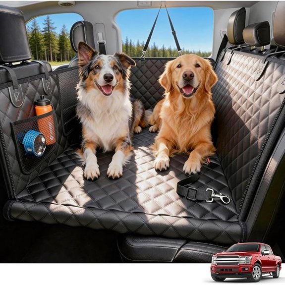 Wigoo Dog Truck Seat Cover for Large Dogs