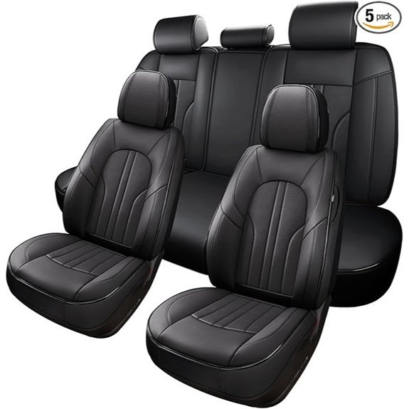 MINGBRON Full Set Leather Car Seat Covers