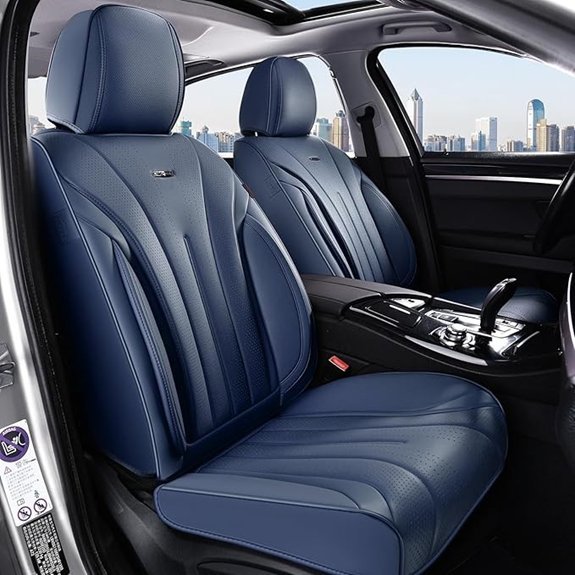 Coverado Leather Front Seat Covers (2 Pack)