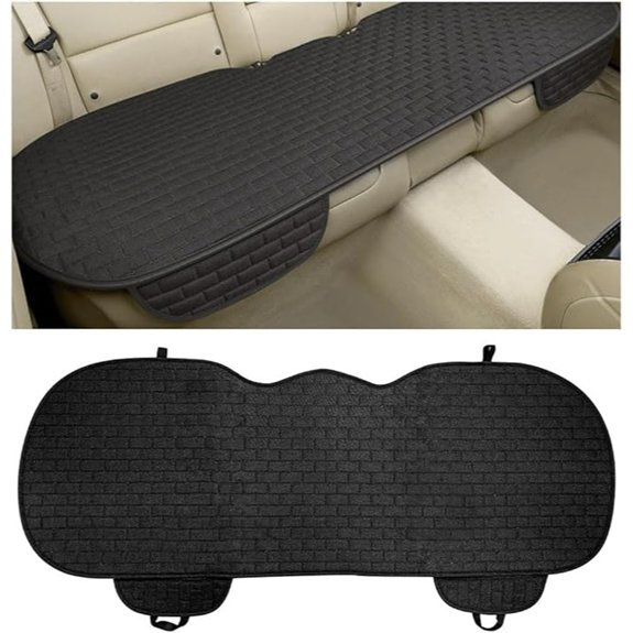 KVAEY Linen Back Car Seat Cover Protector
