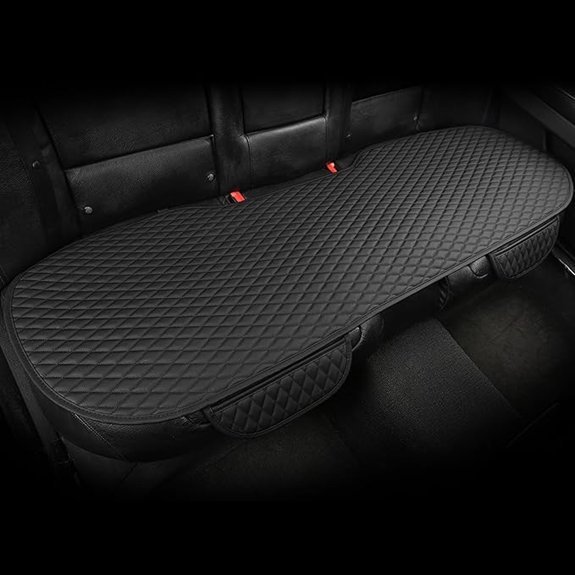 West Llama PU Leather Car Seat Bottom Covers