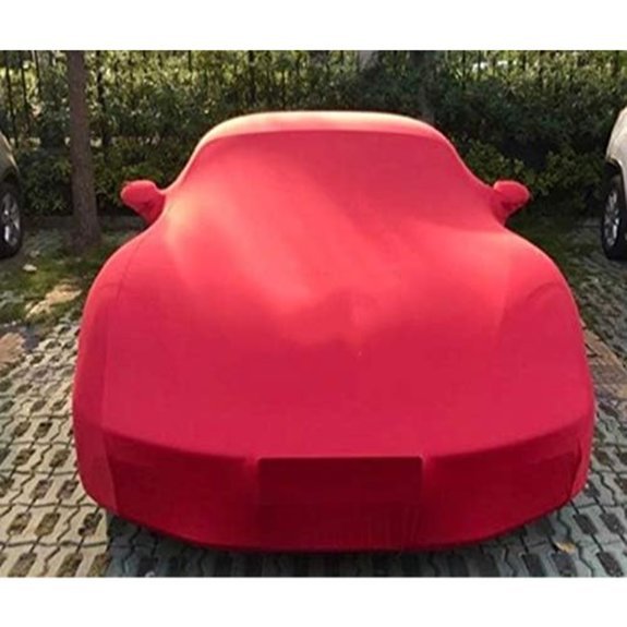 Porsche 911 Luxury Stretch Satin Car Cover (Red)