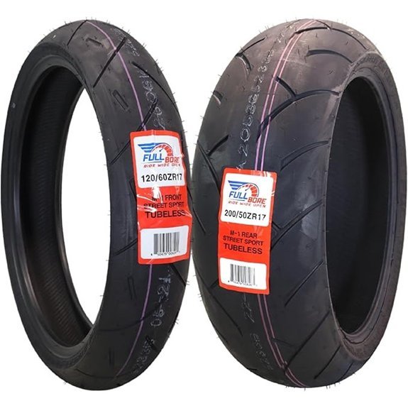 Full Bore M1 Front & Rear Motorcycle Tires