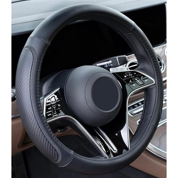 Magnelex Microfiber Leather Steering Wheel Cover