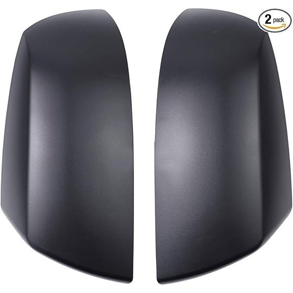 Matte Black Mirror Cover for Toyota Tundra/Sequoia