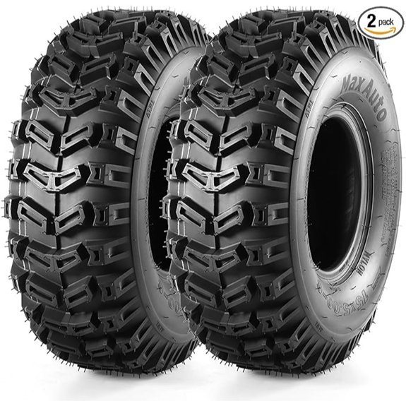 MaxAuto ATV Snow Hog Lawn Tires Set of 2