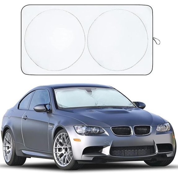 EcoNour Car Windshield Sunshade (Medium 64x32 Inches)
