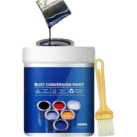 Rust Conversion Paint for Metal (Black)