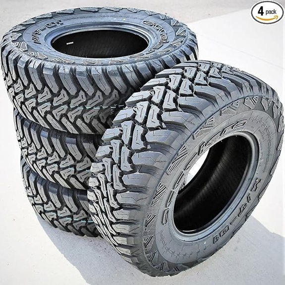 Accelera M/T-01 Mud Off-Road Light Truck Tires Set of 4