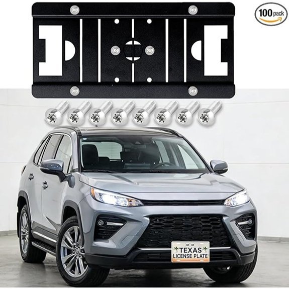 No Drill Front License Plate Frame for Toyota