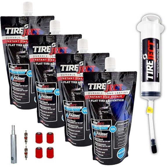 TireJect Off-Road Tubeless Tire Sealant Kit (40oz 4-Pack)