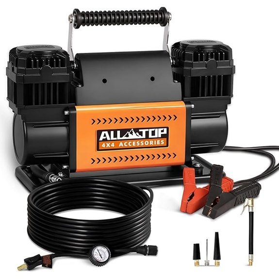 ALL-TOP Dual Cylinder 12V Portable Air Compressor Kit