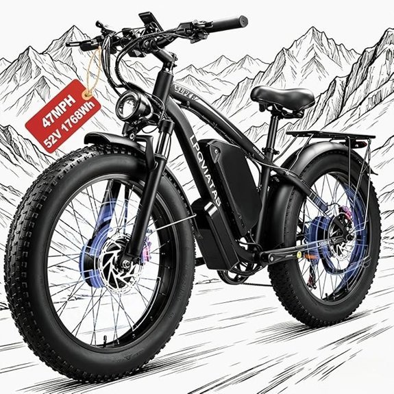 9000W Dual-Motor AWD Electric Fat Tire Bike