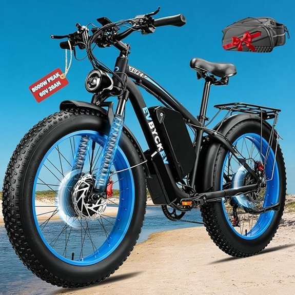 8000W Dual Motor Electric Bike 24-Inch Fat Tire