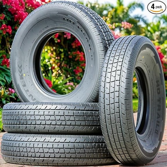 Suntek HD Trail 2 Premium Trailer Radial Tires (Set of 4)