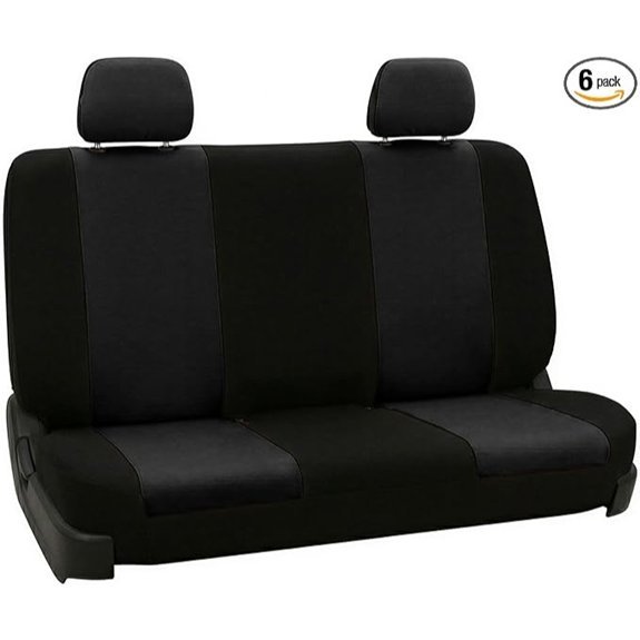 FH Group Rear Solid Bench Car Seat Cover