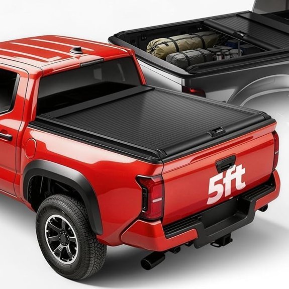 Auto Dynasty Retractable Hard Truck Bed Tonneau Cover