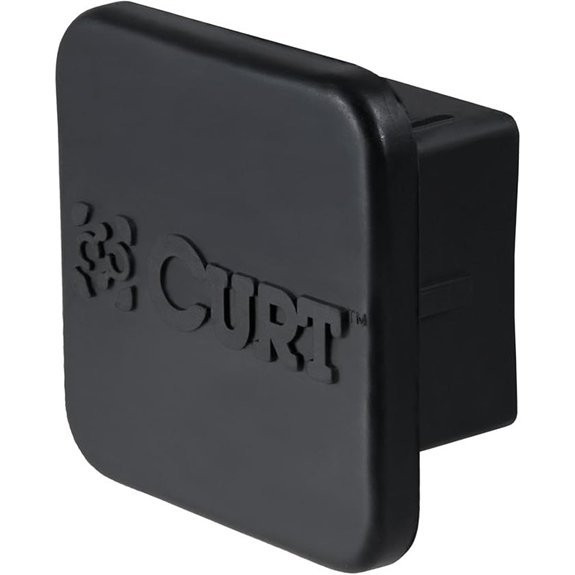 CURT 22272 Rubber Trailer Hitch Cover Fits 2-Inch Receiver