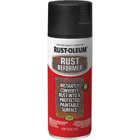 Rust-Oleum 248658 Stops Rust Reformer Spray Paint 10.25 oz Matte Black