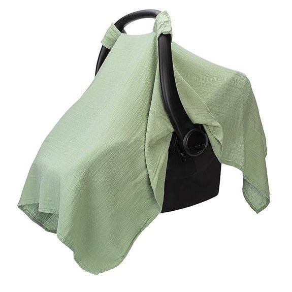 Comfy Cubs Baby Car Seat Cover in Sage