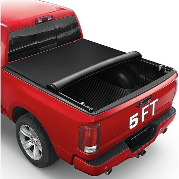 RHOBRA Soft Roll-up Tacoma Truck Bed Tonneau Cover