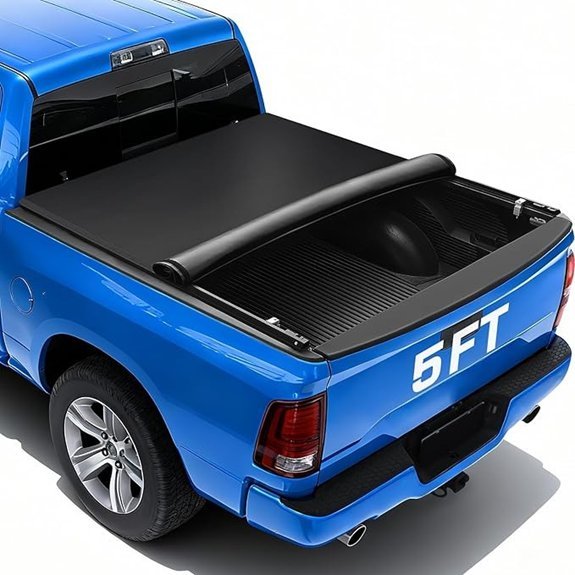 RHOBRA Soft Roll-Up Tacoma Truck Bed Tonneau Cover