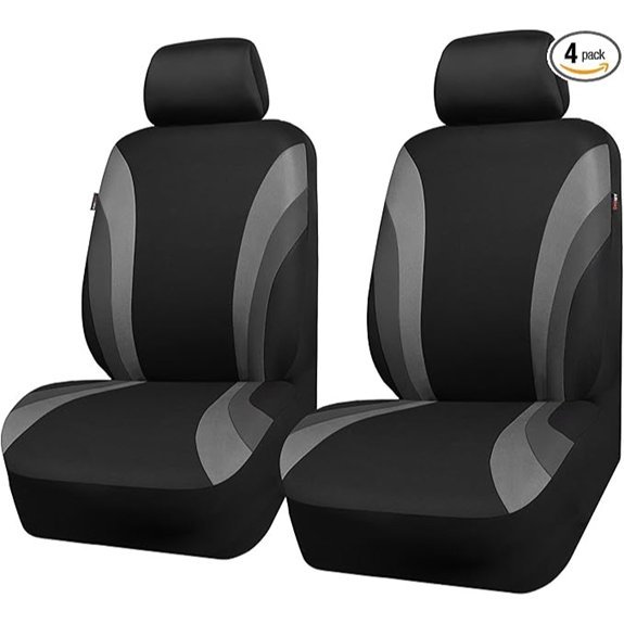 CAR PASS Line Rider Sporty Front Seat Covers