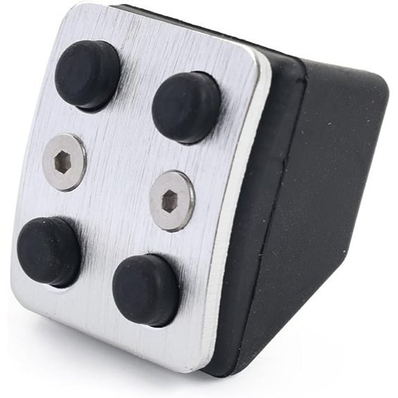 LIRU Stainless Steel Parking Brake Pedal Pad Cover