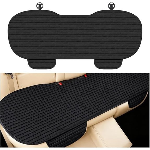Car Back Seat Cover with Storage Slots