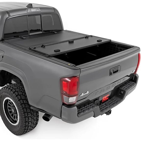 Rough Country Flip-Up Aluminum Tonneau Cover for Tacoma
