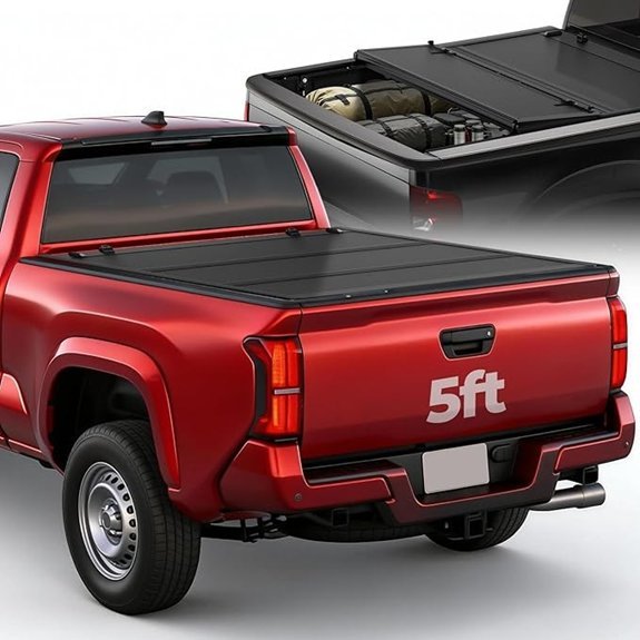 Auto Dynasty Low Profile Tonneau Cover for Tacoma