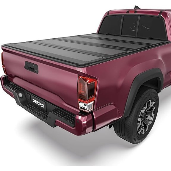 OEDRO Low-Profile Quad-Fold Tonneau Cover for Toyota Tacoma