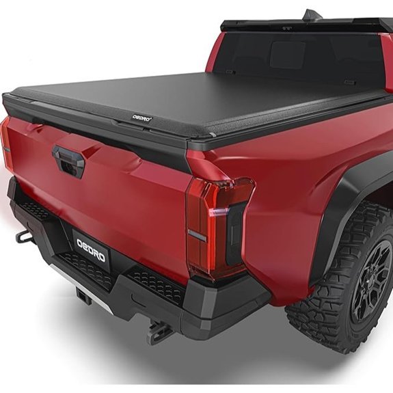 OEDRO Soft Roll Up Tacoma Tonneau Cover