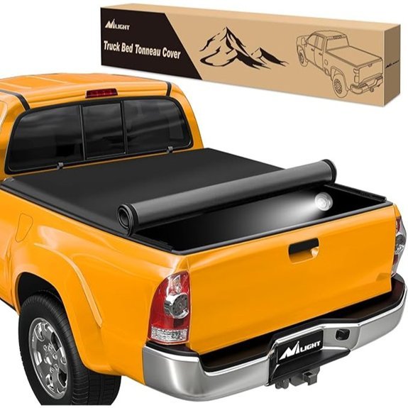 Nilight Soft Roll-Up Truck Bed Tonneau Cover for Tacoma