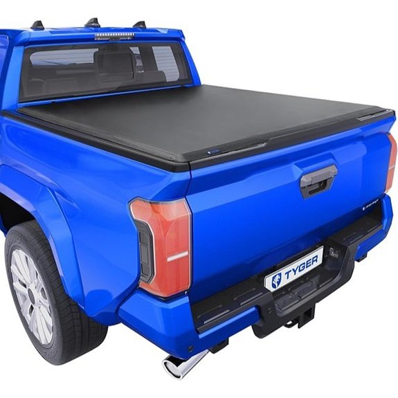 Tyger Auto T1 Soft Roll-Up Tacoma Tonneau Cover