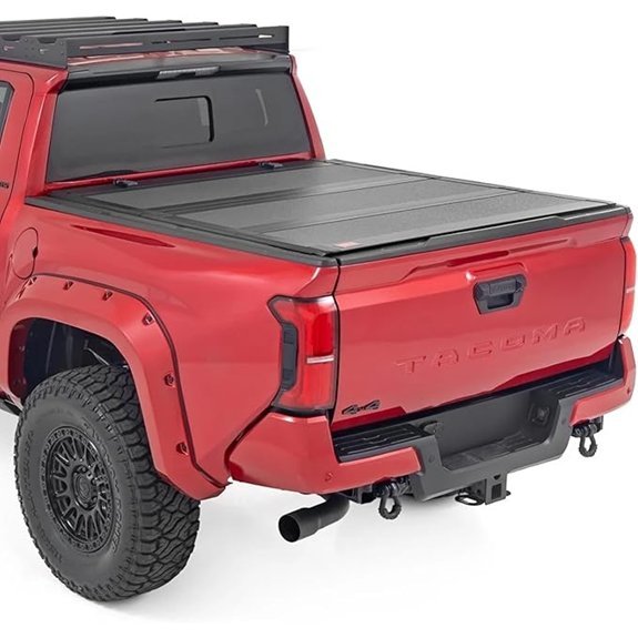 Rough Country Tri-Fold Tonneau Cover for Toyota Tacoma
