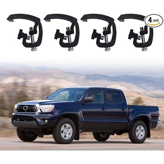 Set of 4 Truck Bed Clamps for Tacoma