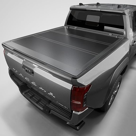 Tutel Folding Truck Bed Tonneau Cover for Tacoma